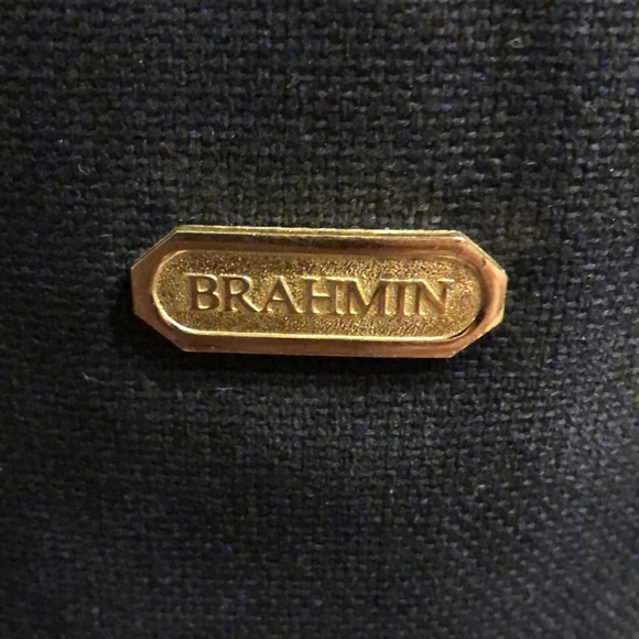 Brahmin Leather and Canvas Tote - Picture 5 of 12